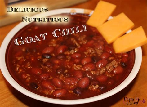 Goat Chili Recipe